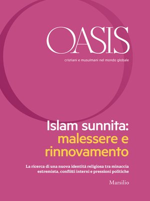 cover image of Oasis n. 27, Islam sunnita